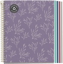 [MR48234] Cuaderno espiral 1L A5 80g 120h 2T T/D 4B Microperforado Garden Memories MR