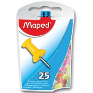 Push pins 25 uds surtidos Maped