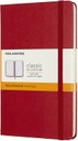 [QP050F2] Libreta clasica tapa dura roja (11,5X18cm) Rayada MOLESKINE