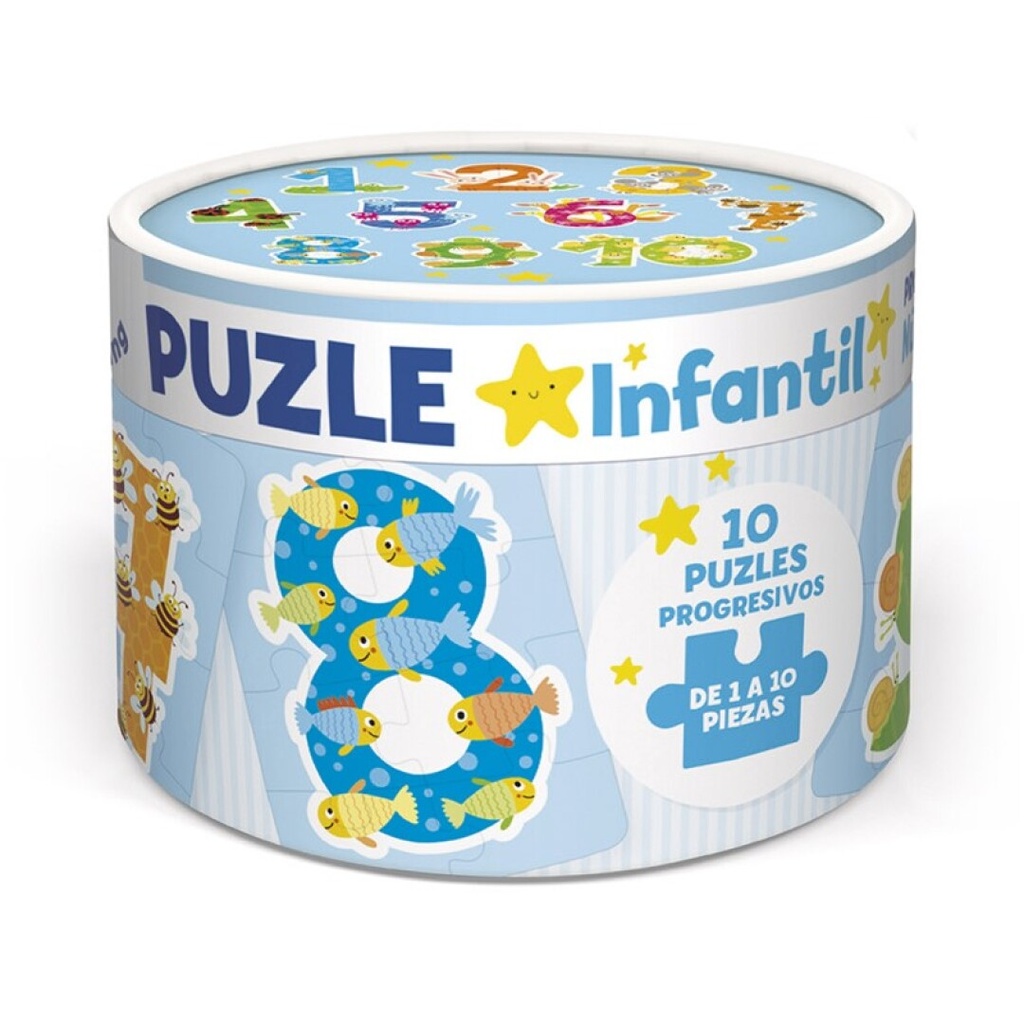 Puzzle XL progresivo Numeros Imagiland