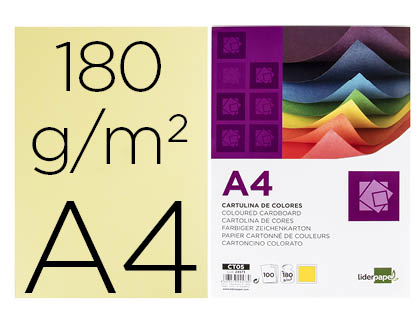 Cartulina A4 180g Liderpapel