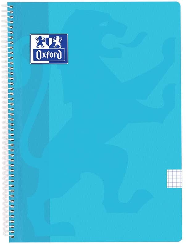 Cuaderno espiral 4x4 Fº 90g 80h T/P pastel Oxford