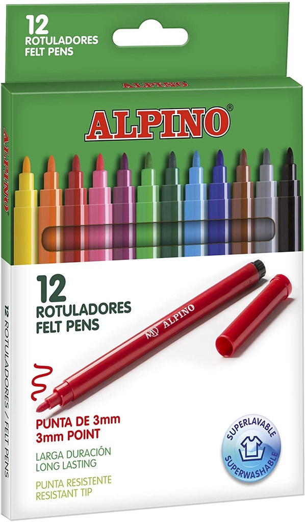 Rotuladores 12uds Alpino (copia)