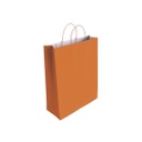 [329835] Bolsa asa L32+14X40cm naranja Poessa