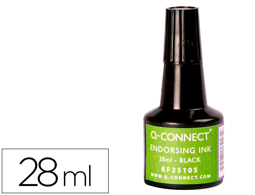 Tinta tampon 28ml Q-connect