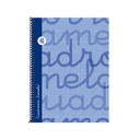 [7CTE004A] Cuadernos espiral 4X4 cuadrovia 4º 70g 80h T/D Lamela (AZUL)