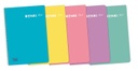 [400150288] Cuaderno espiral 4X4 4º 90g 160h T/P C/M colores pastel sutidos Enri