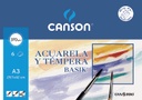 [C200402393] Papel acuarela a3 370gr canson basik