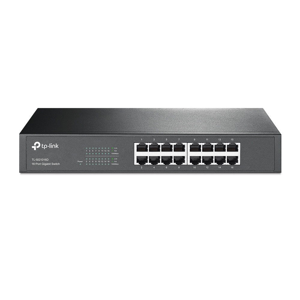 Switch 16 puertos Gigabit TL-SG1016D Tp-link