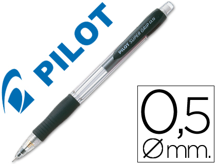 Portaminas Pilot Supergrip 0,5MM con goma