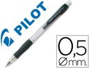 [N185N] Portaminas pilot supergrip 0,5mm con goma (NEGRO)