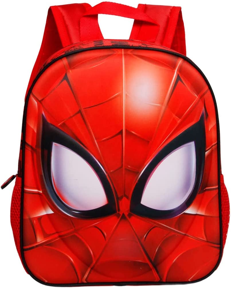 Mochila 3D Spiderman Marvel 31x27x11cm.