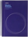 Cuaderno de música Concert azul Adittio