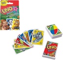 [GPM86] Games Juego de cartas UNO Junior, juego de mesa para niños con dibujos de animales