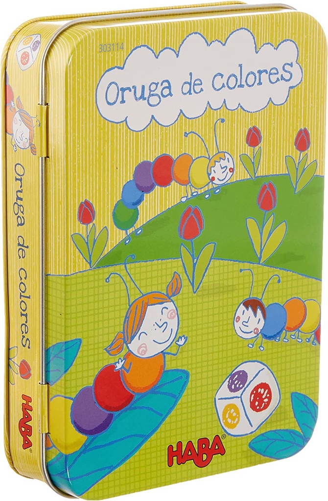 Juego Haba Oruga de colores +3