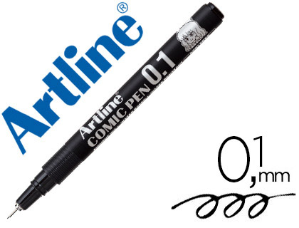 Rotulador calibrado 0,1mm negro Artline