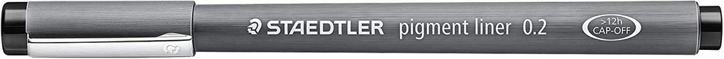 Rotulador calibrado 0.2mm negro Staedler