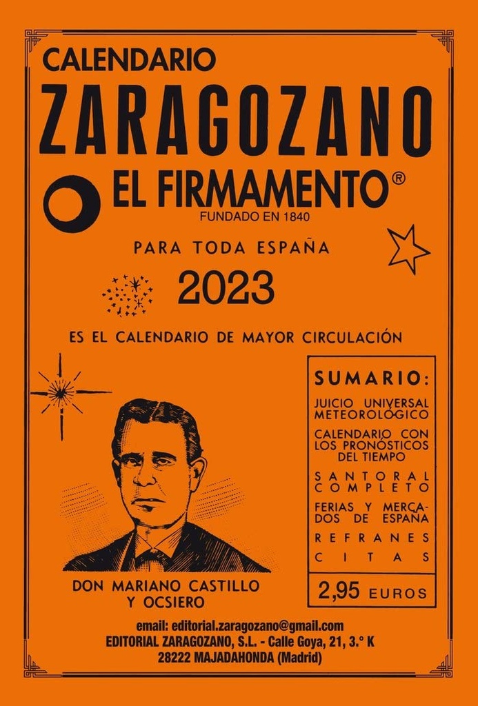 Calendario Zaragozano 2023