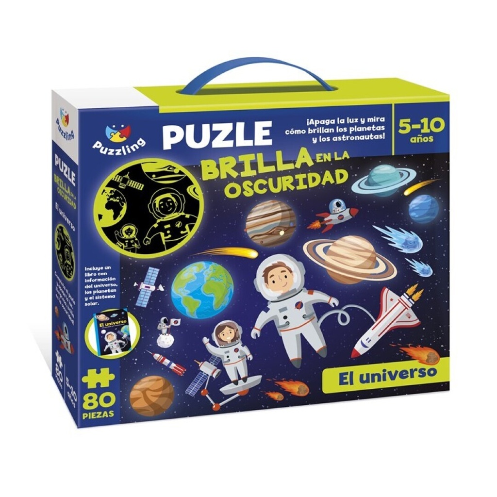 Puzzle brilla en la oscuridad - Universo Imagiland