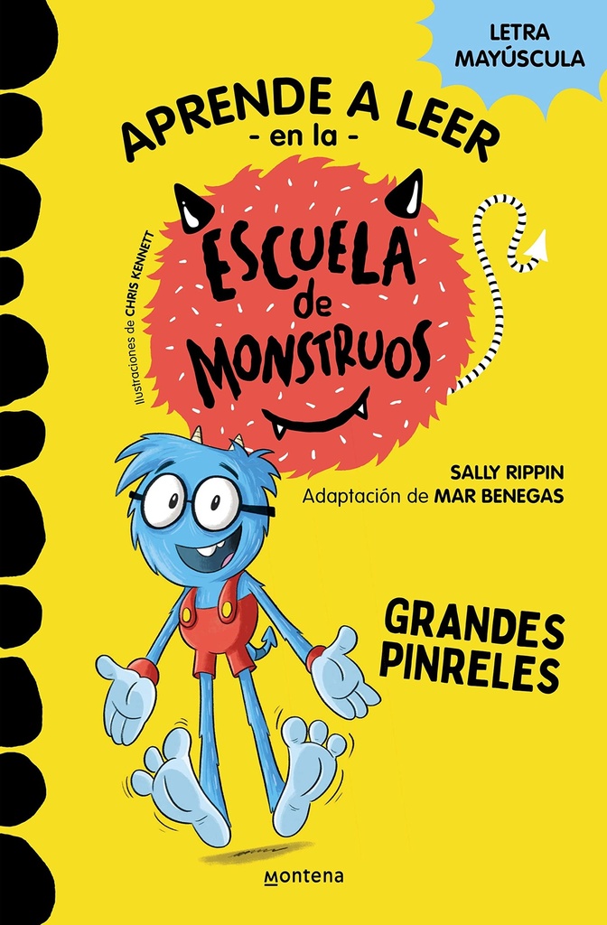 Aprender a leer en la Escuela de Monstruos 4 - Grandes pinreles: En letra MAYÚSCULA +5