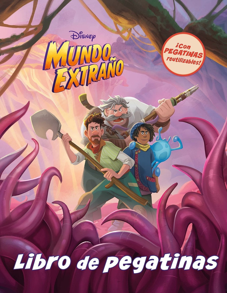 Mundo Extraño. Libro de pegatinas: Con pegatinas reutilizables