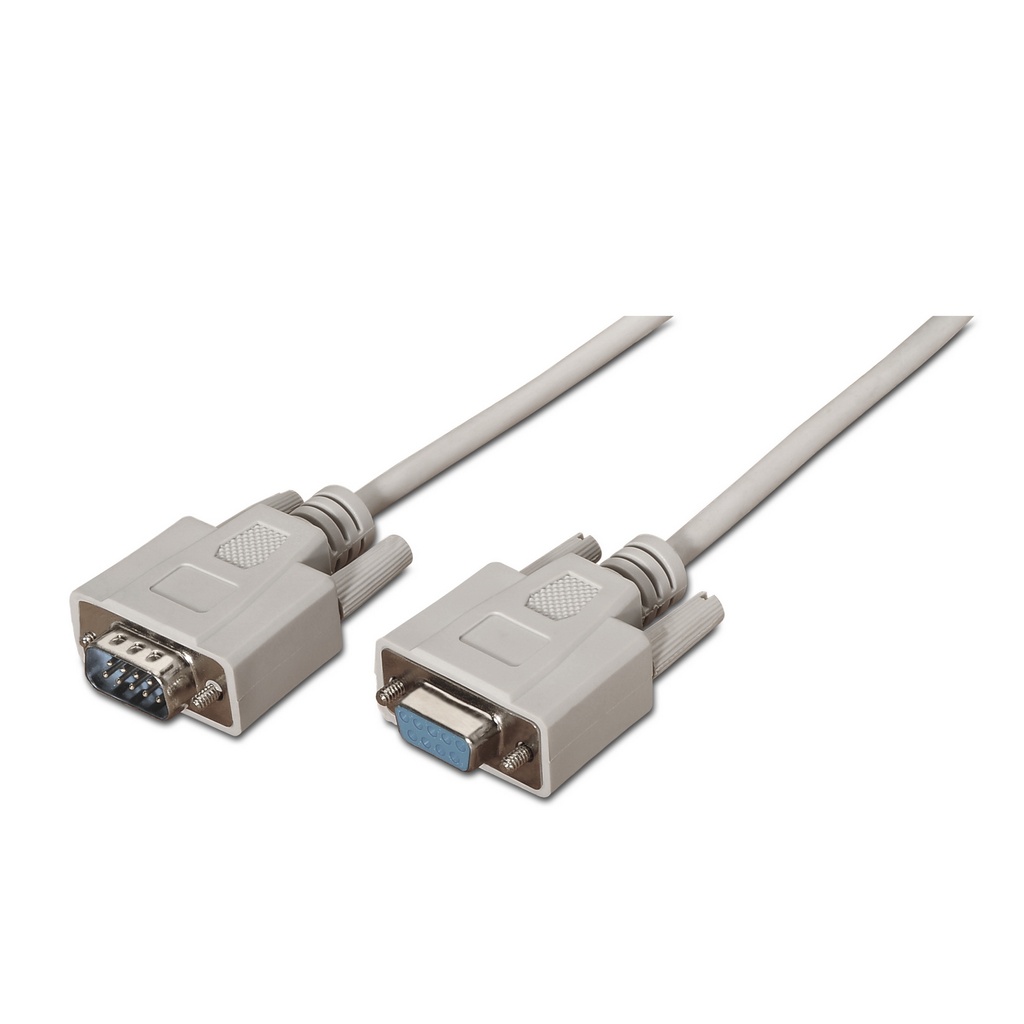 Cable serie RS232 DB9 H a DB9 M 1.8m Aisens