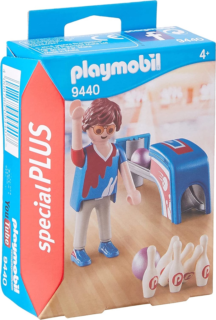 Jugador de bolos Playmobil +4