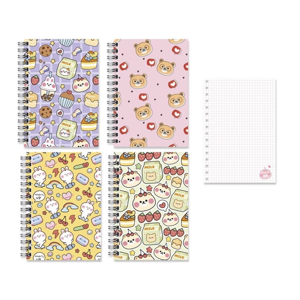 Cuaderno espiral 5X5 A5 70g 60 Wabi-Sabi