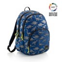 Mochila triple Oslo Wild Dino reciclado 41x28x16,5cm brilla en la oscuridad MR_23