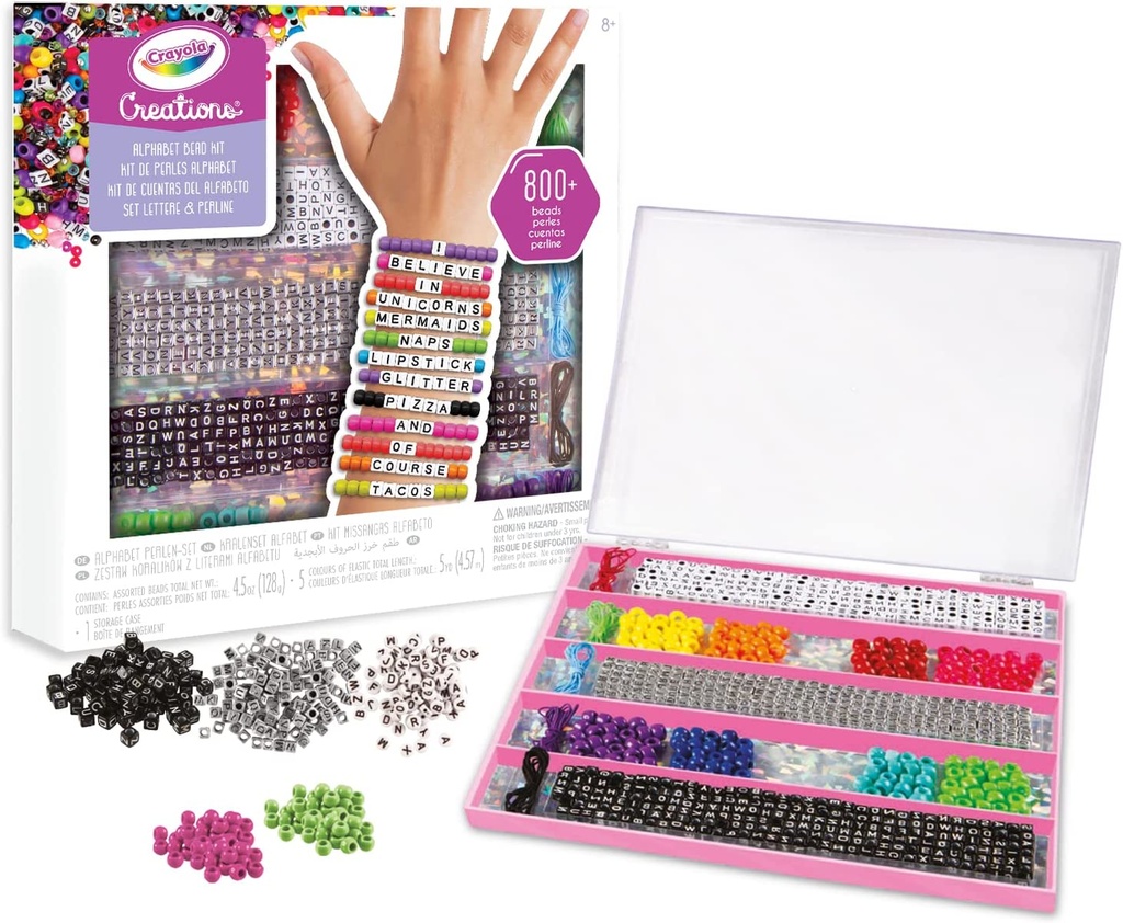 Crea tus pulseras set perlitas CRAYOLA