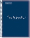 [MR46693] Cuaderno espiral 5X5 A4 90g 160h 8B 4T T/P MR (AZUL MARINO)