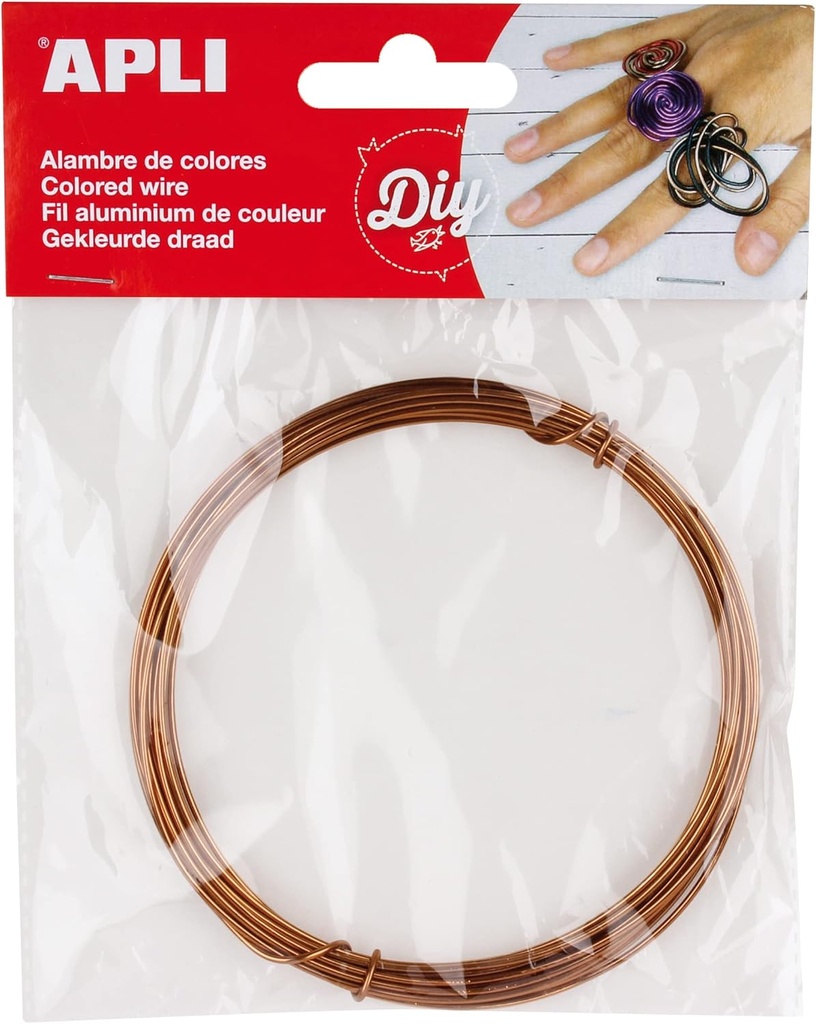 ALAMBRE COLOR COBRE 1,5MM X 5MTS. APLI