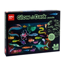 [18455] PUZZLE GLOW IN THE DARK 104PZ +POSTER +5AÑOS
