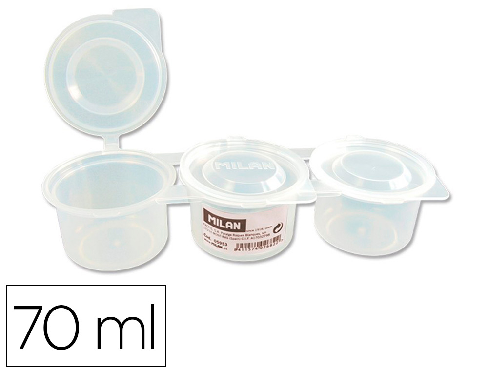 [05953] Vaso para mezcla pinturas con tapa 70 ml. ud Milan