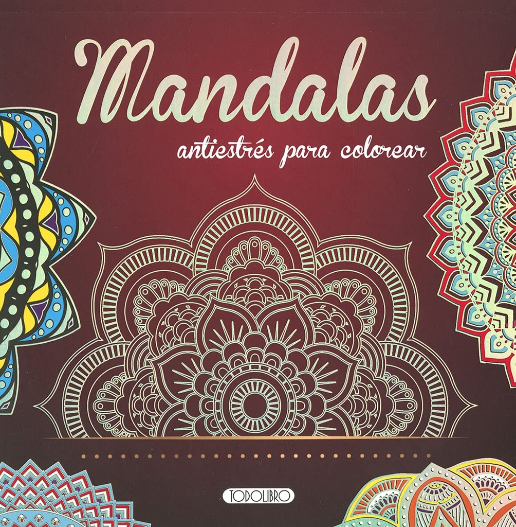 [9788418565359] MANDALAS ANTIESTRES PARA COLOREAR ROJO