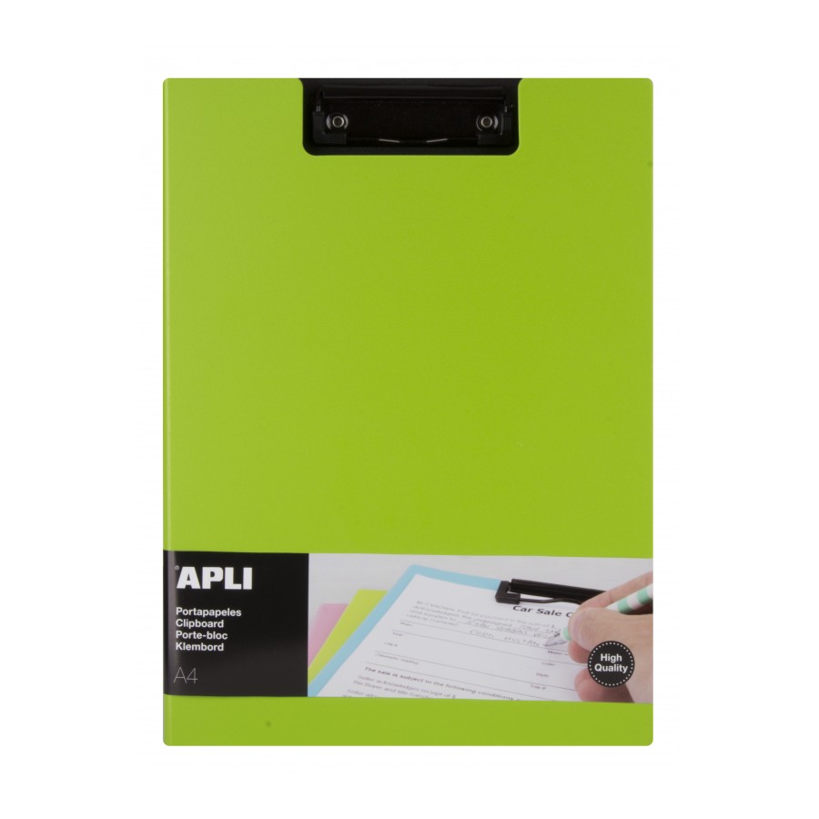 Clipboard with flap A4 premium Apli 