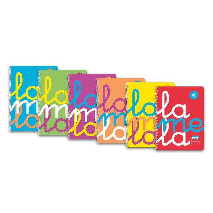 Cuaderno espiral 4X4 cuadrovia 4º 90g 80h T/P Lamela