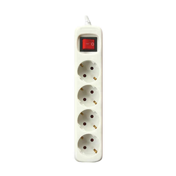 Regleta 4 tomas 1.5m con interruptor Silver Electronics