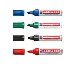 Marcador permanente punta redonda recargable 3000 Edding