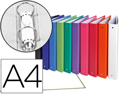 Carpeta A4 2 anillas L40MM cartón Exacompta