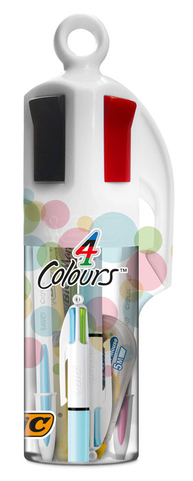 [964757] Megatubo BIC 4 colores pastel