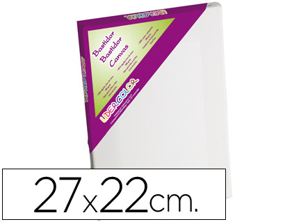 [A30208-3F] Lienzo grapado 27X22cm 100% algodon LiderColor