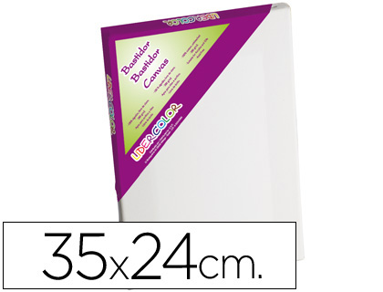 [A30208-5P] Lienzo grapado 35x24cm 100% algodon LiderColor