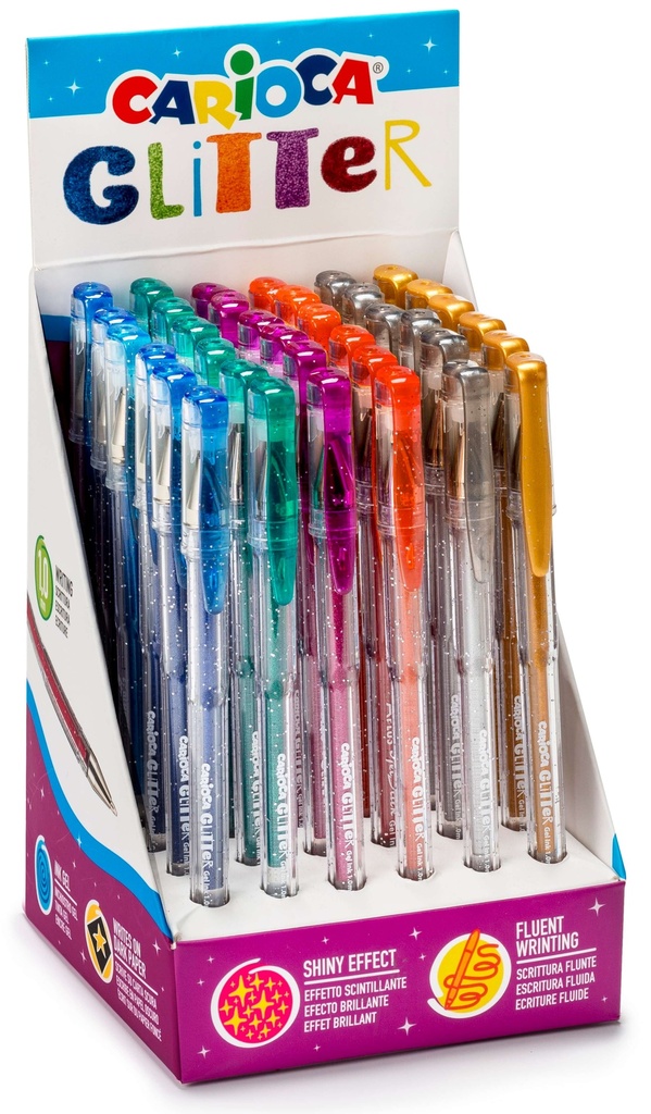 [42166] Bolígrafo Glitter colores surtidos Carioca