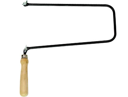 [D/13 CA] Arco segueta 265mm calado mango de madera Wuto