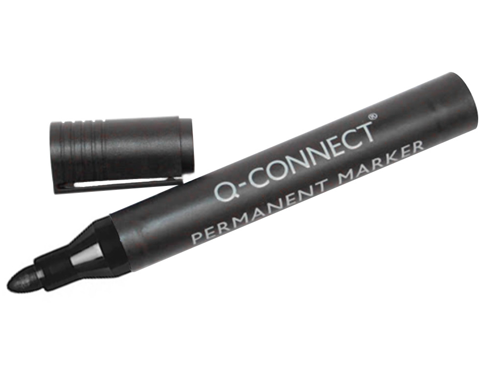 Marcador permanente punta redonda 3mm Q-connect