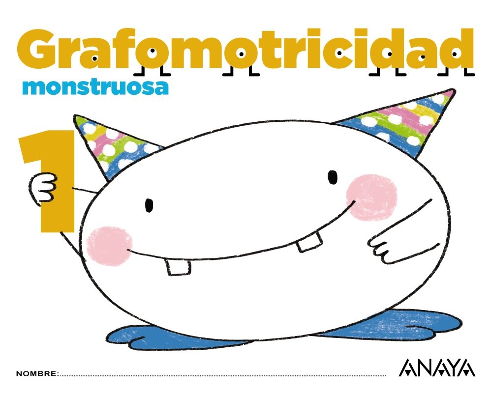 [9788469829844] Grafomotricidad monstruosa 1. 3 años