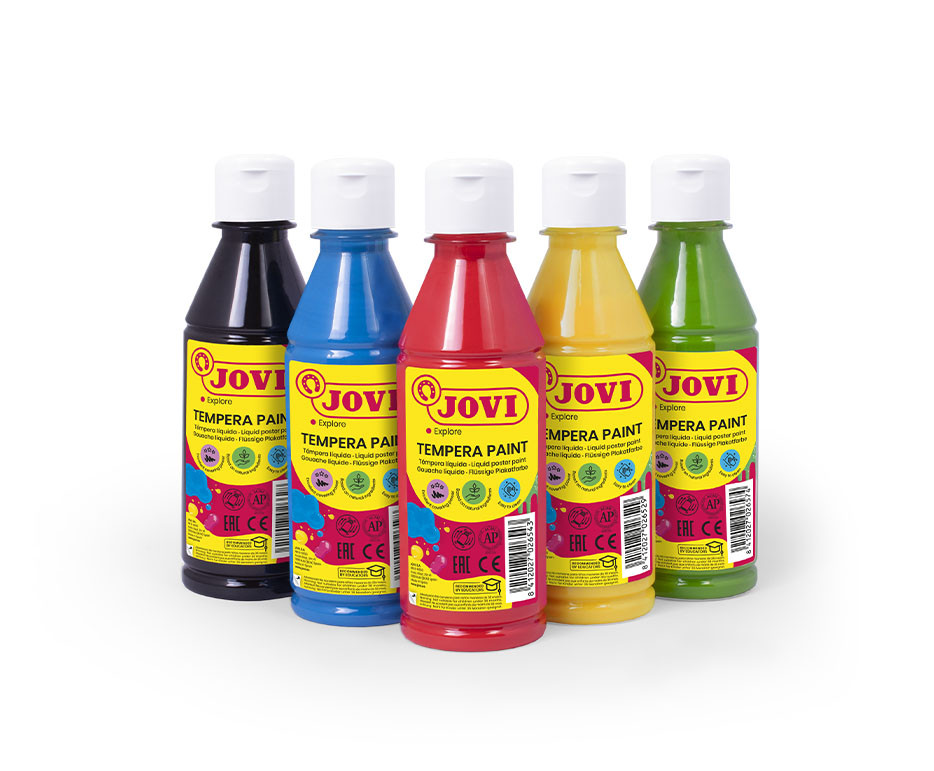 Tempera liquida 250ml escolar Jovi