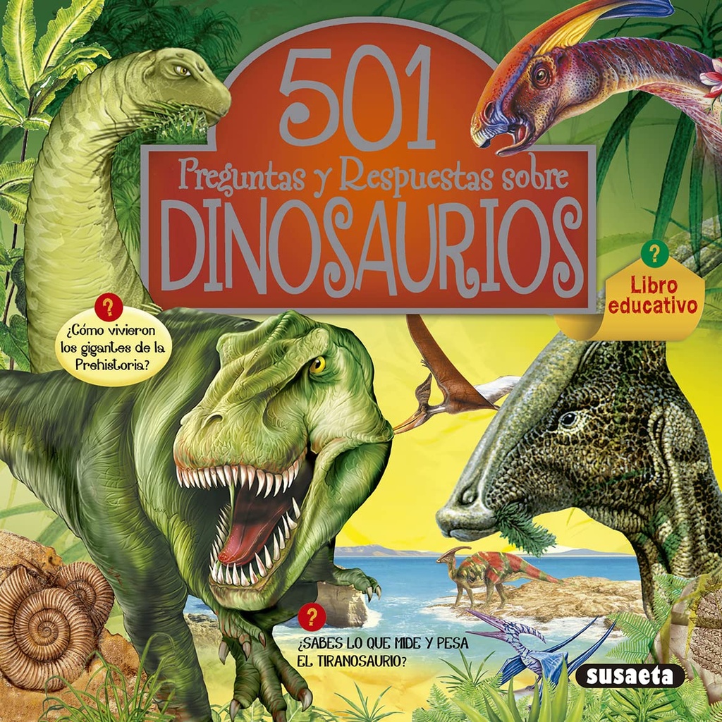 [9788467758634] 501 Preguntas y respuestas sobre dinosaurios