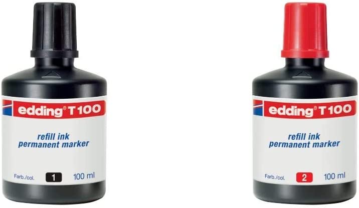 Tinta recarga marcador permanente 100ml T100 Edding